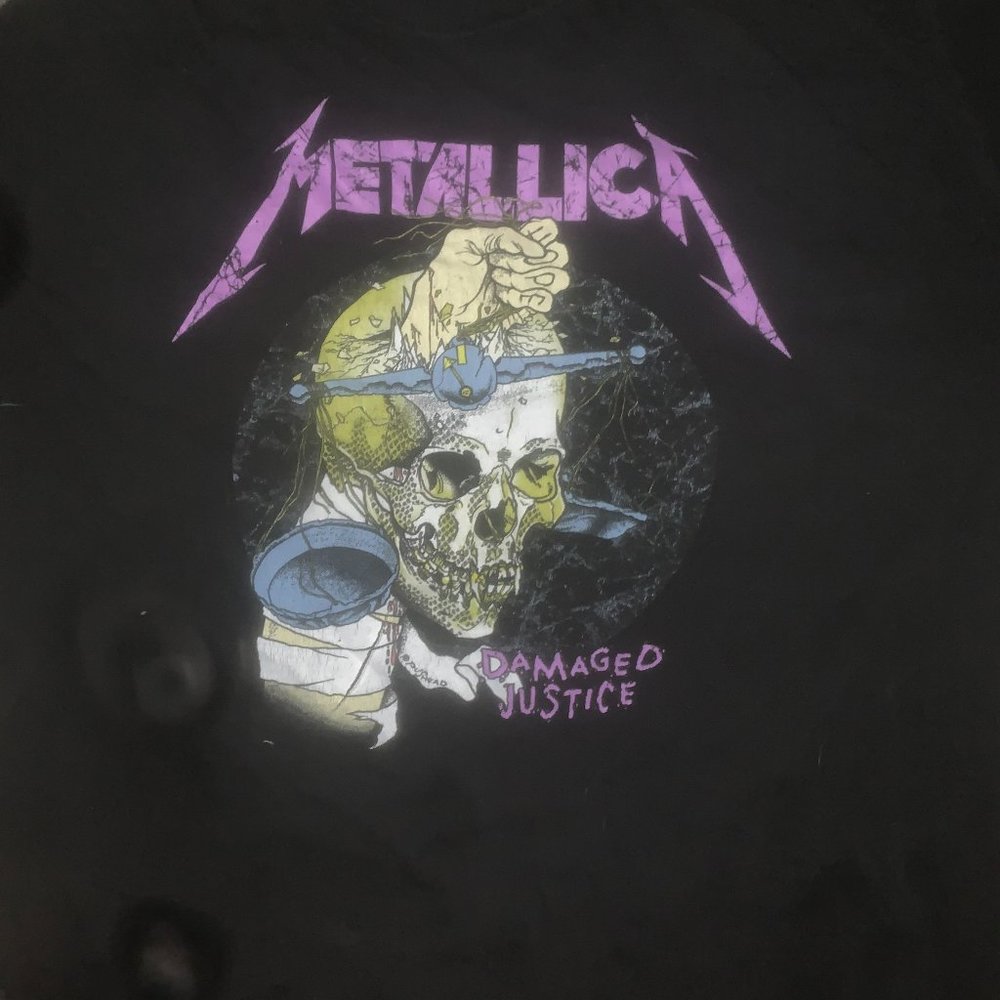 Metallica Damaged Justice Merch